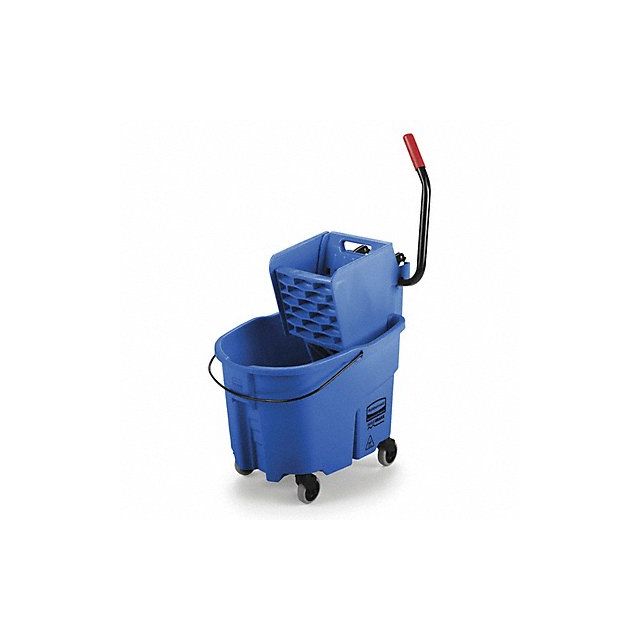 E4108 Mop Bucket and Wringer Blue 8 3/4 gal MPN:FG758888BLUE
