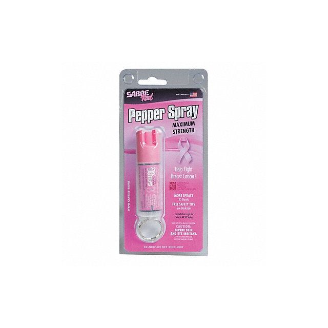 Pepper Spray Key Ring Pink MPN:KR-NBCF-02