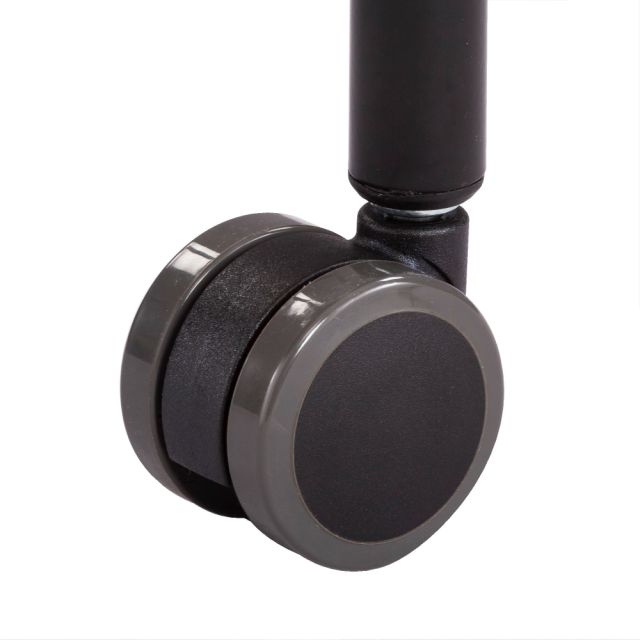Safco Hardwood Floor Casters For Next Chair, Black, Set Of 4 Casters (Min Order Qty 2) MPN:5135