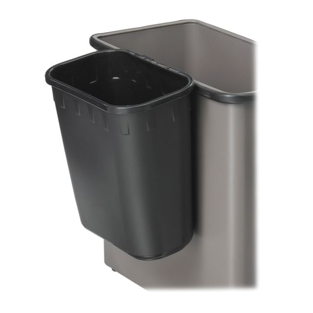 Safco Paper Pitch Recycling Bin With Tabs, 1 3/4 Gallon, Black (Min Order Qty 4) MPN:2944BL