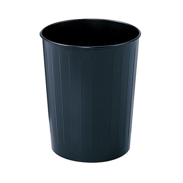 Safco Round Wastebasket, 5 7/8 Gallons, Black (Min Order Qty 2) MPN:9604BL