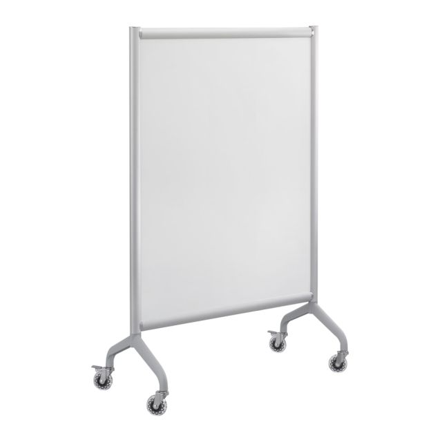 Safco Rumba Screen Dry-Erase Whiteboard, 54in x 36in, Aluminum Frame With Silver Finish MPN:2014WBS