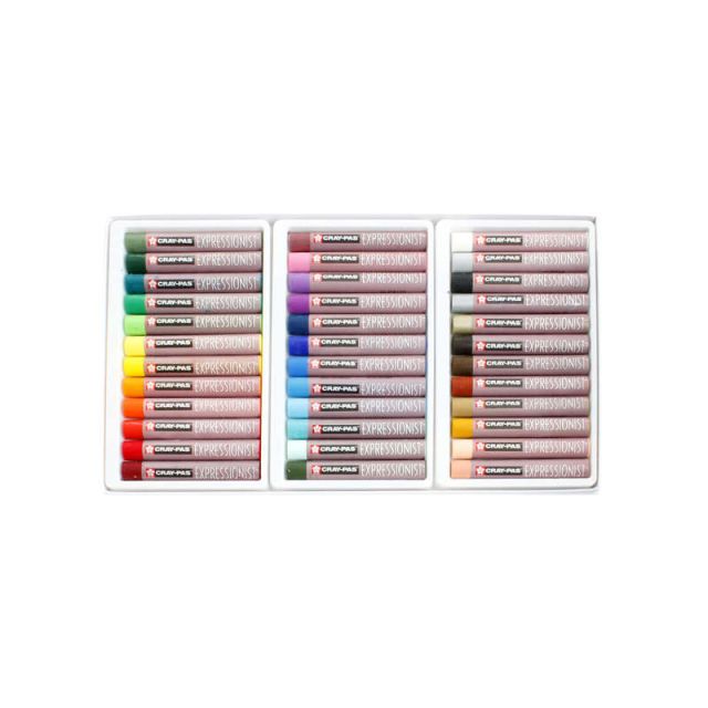Sakura Cray-Pas Expressionist Oil Pastels, 2 3/4in x 7/16in, Assorted, Set Of 36 (Min Order Qty 2) MPN:XLP36