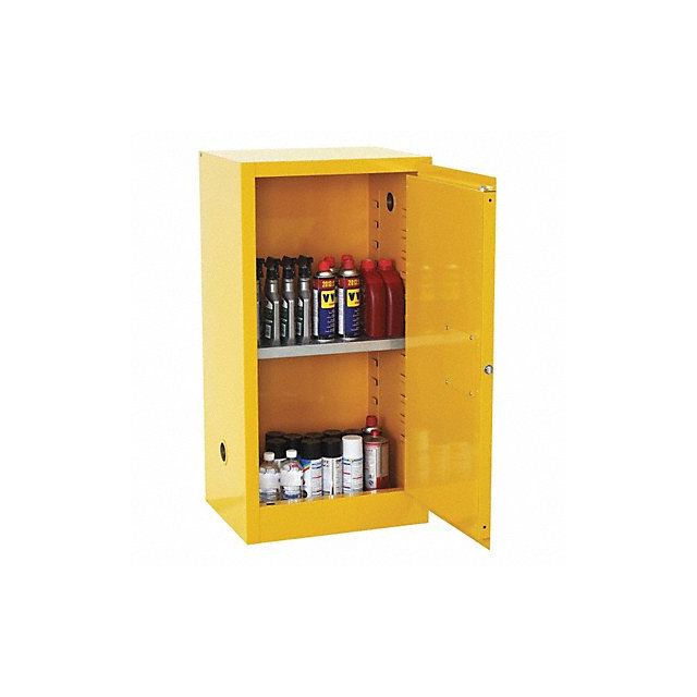 Flammable Safety Cabinet 12 gal Yellow MPN:SC12F