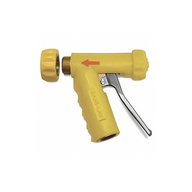 Spray Nozzle 4-39/64 in L Brass 150 psi NITY Plumbing Valves