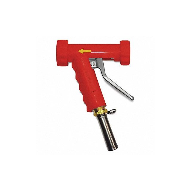 Spray Nozzle Red Stainless Steel 6-1/4 L N8SR20 Garden Hoses