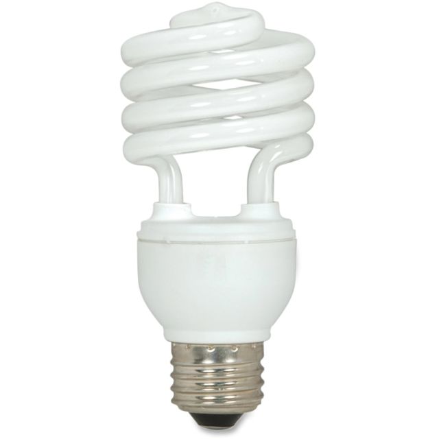 Satco Spiral T2 Fluorescent Light Bulbs, 18 Watt, Box Of 3 (Min Order Qty 4) MPN:S6271