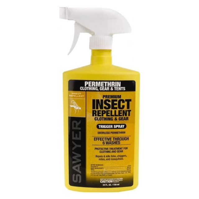 Pack of (4) 24-oz Bottles 0.5% Permethrin Pump Spray SP657 Household Cleaning Supplies