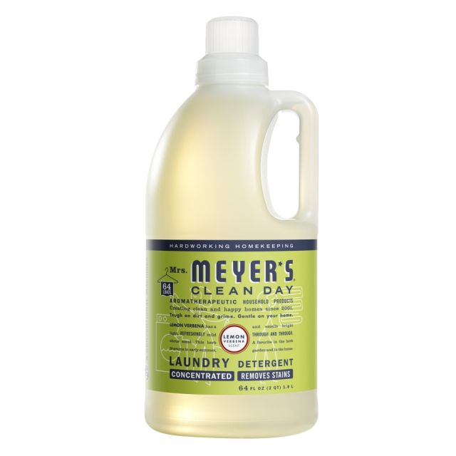 Mrs. Meyers Clean Day Liquid Laundry Detergent, Lemon Scent, 64 Oz Bottle (Min Order Qty 2) 651369EA