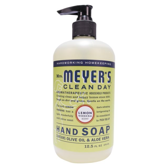 Mrs. Meyers Clean Day Liquid Hand Soap, Lemon Scent, 12.5 Oz Bottle (Min Order Qty 10) MPN:651321EA