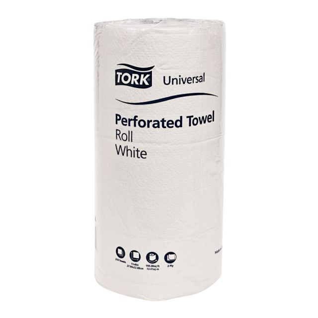 SCA Tissue Tork Universal 2-Ply Paper Towels, 100% Recycled, 210 Sheets Per Roll, Pack Of 12 Rolls (Min Order Qty 2) MPN:HB1995A