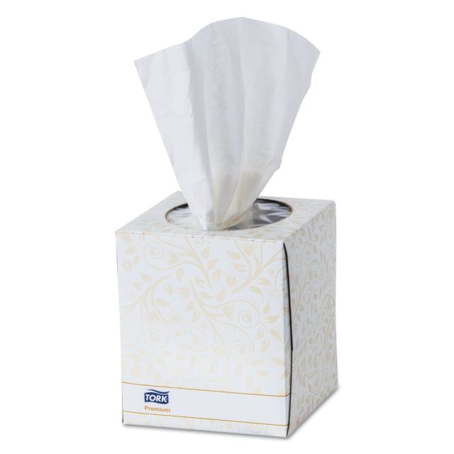 Tork Premium 2-Ply Facial Tissues, White, 94 Sheets Per Box, Case Of 36 Boxes MPN:TF6910A