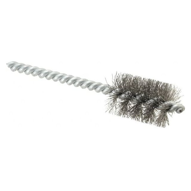 5/8 Inch Inside Diameter, 13/16 Inch Actual Brush Diameter, Carbon Steel, Power Fitting and Cleaning Brush MPN:08547-12