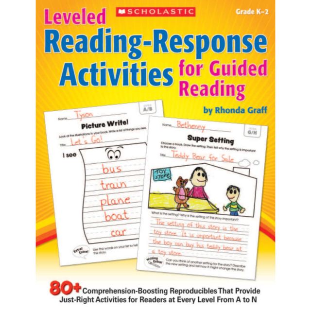 Scholastic Leveled Reading-Response Activities For Guided Reading (Min Order Qty 3) MPN:9780545442718