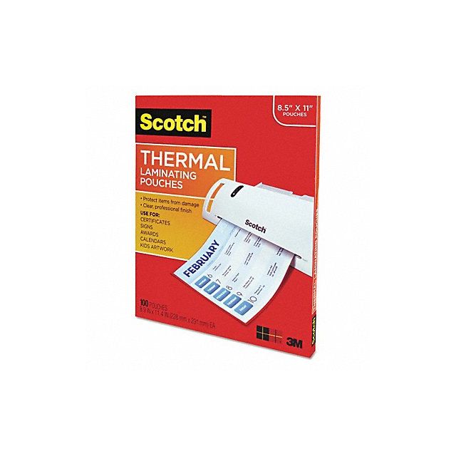 Pouch Thermal 3mm Clear PK100 MPN:TP3854-100