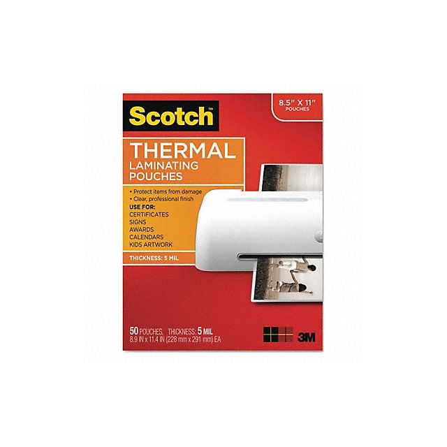 Pouch Thermal Laminator 5mm PK50 MPN:TP585450
