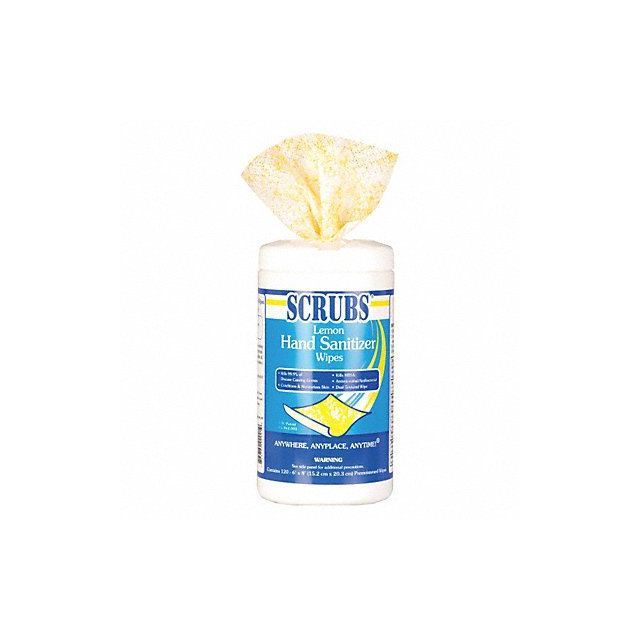 Sanitizer Wipes Canister 6 x 8 MPN:92991