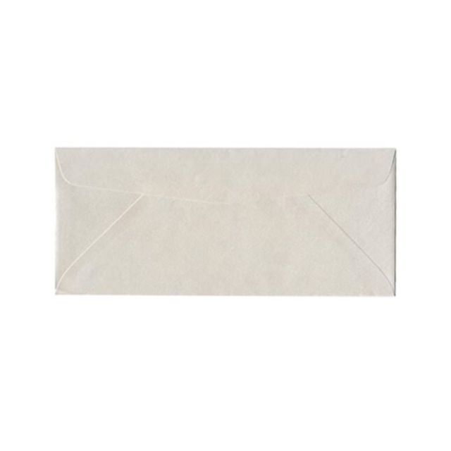 JAM Paper # 10 Business Booklet Envelopes, Gummed Seal, Quartz White Stardream Metallic, Pack Of 25 (Min Order Qty 3) MPN:185046