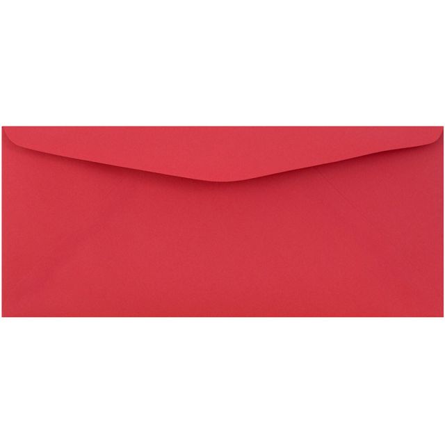 JAM Paper Business Envelopes, #9, Gummed Seal, Red, Pack Of 50 (Min Order Qty 3) MPN:PACV352