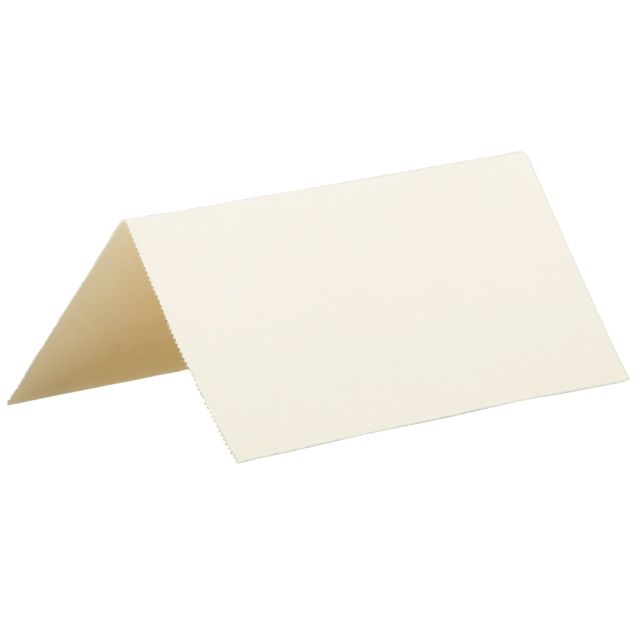 JAM Paper Printable Place Cards, 3 3/8in x 1 3/8in, Ivory, 6 Cards Per Sheet, Pack Of 2 Sheets (Min Order Qty 4) MPN:2225916895