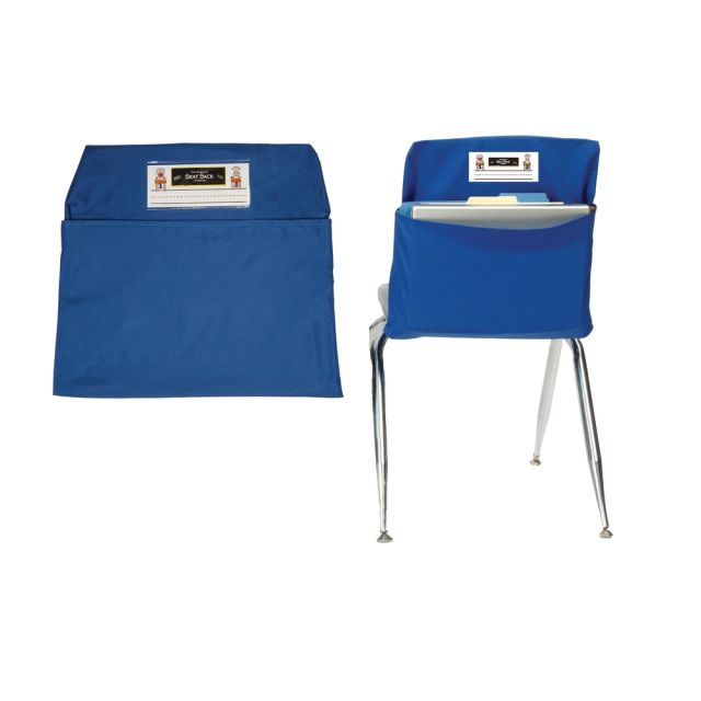 Seat Sack Chair Pocket, Small, 12in, Blue, Pack Of 2 (Min Order Qty 2) MPN:SSK00112BL-2