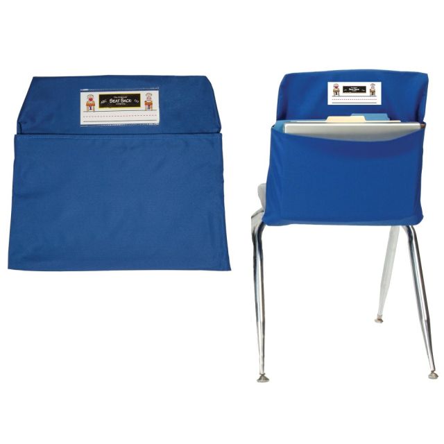 Seat Sack Chair Pocket, Standard, 14in, Blue, Pack Of 2 (Min Order Qty 2) MPN:SSK00114BL-2