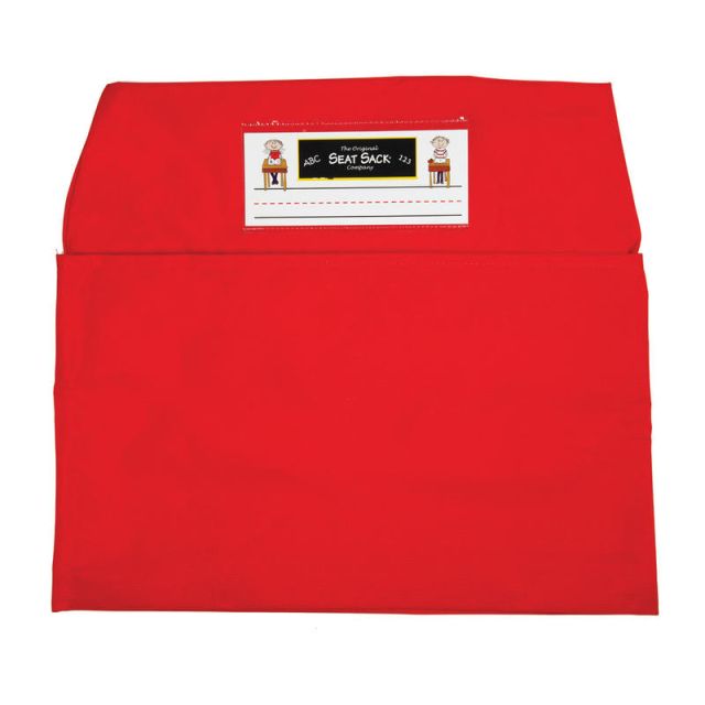 Seat Sack Chair Pocket, Large, 17in, Red, Pack Of 2 (Min Order Qty 2) MPN:SSK00117RD-2