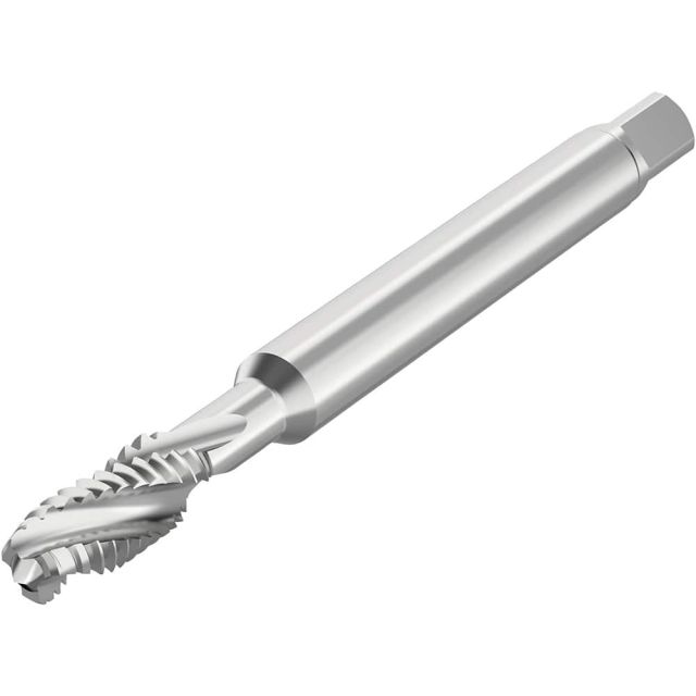 Spiral Flute Tap: #8-36, UNF, 3 Flute, Modified Bottoming, 3B Class of Fit, HSS-E-PM, Bright/Uncoated MPN:10001126