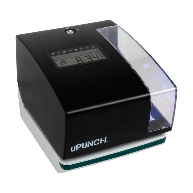 uPunch Digital Time Clock And Date Stamp, 5.6inH x 6.5inW x 6.8inD, CR1000 MPN:CR1000