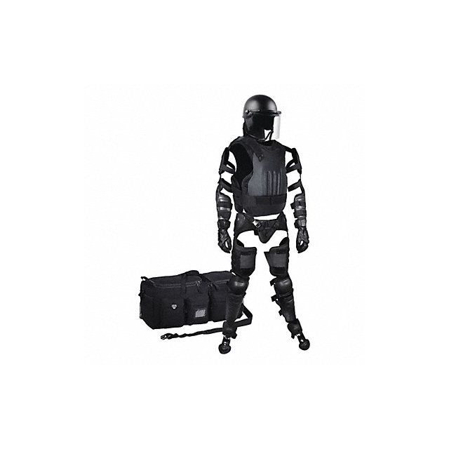 Riot Control Suit L/XL Foam Padded MPN:16052SVCNSLXLBK