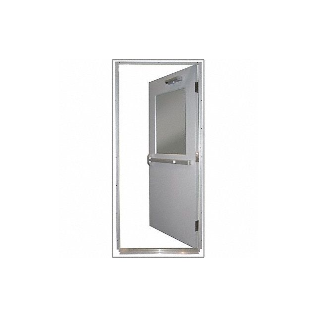Steel Door with Sub-Frame MPN:HDQH3684RH