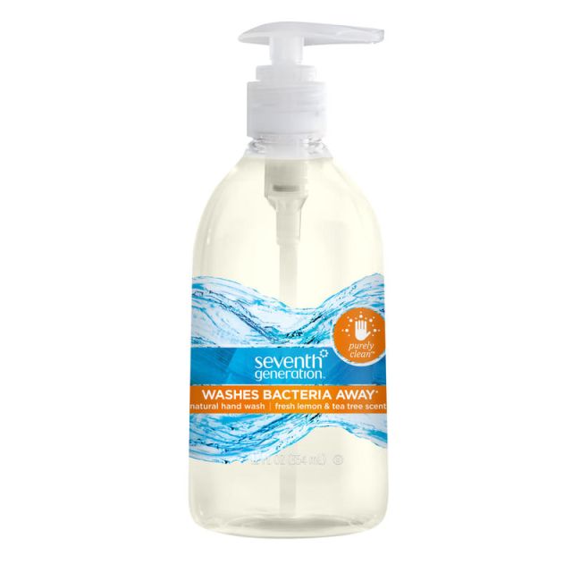 Seventh Generation Purely Clean Natural Liquid Hand Wash Soap, Fresh Scent, 12 Oz Bottle (Min Order Qty 12) MPN:22924
