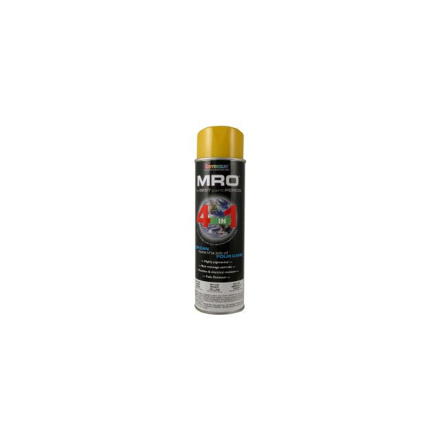 MRO Industrial Enamel 20 Oz. Ryder Yellow 6 Cans/Case - 620-1446