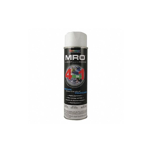 Spray Paint Flat White 16 oz MPN:620-1412