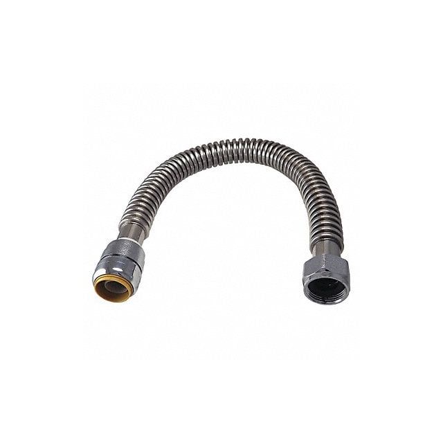 Water Heater Flex Hose ID x L SS3088FLEX18LF Pipe Connectors