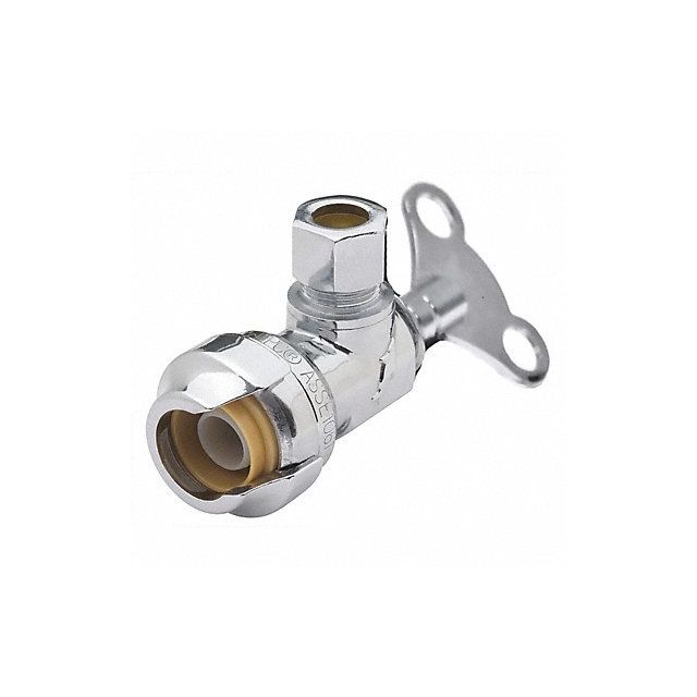 Angle Stop Valve Push Fit 1/2 in 200 psi MPN:24731LF