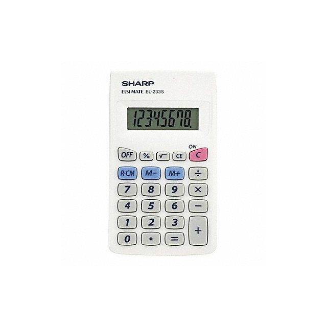 Handheld Calculator LCD 8 Digit MPN:SHREL233SB
