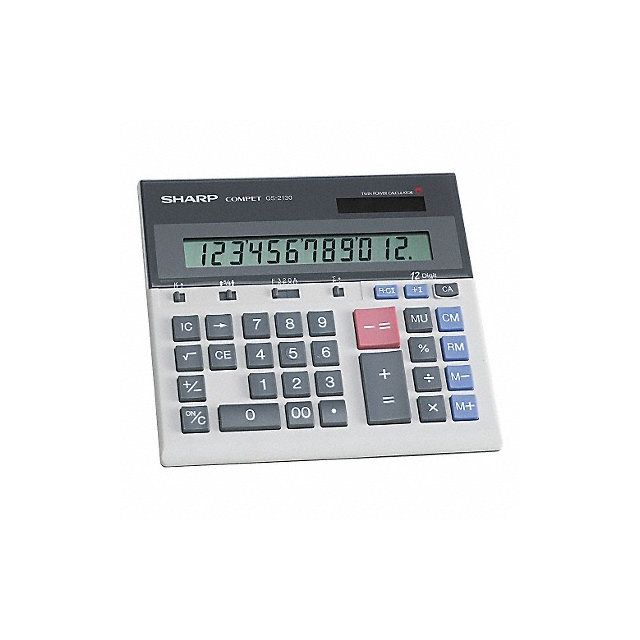 Commercial Desktop Calculator 12 Digit MPN:SHRQS2130