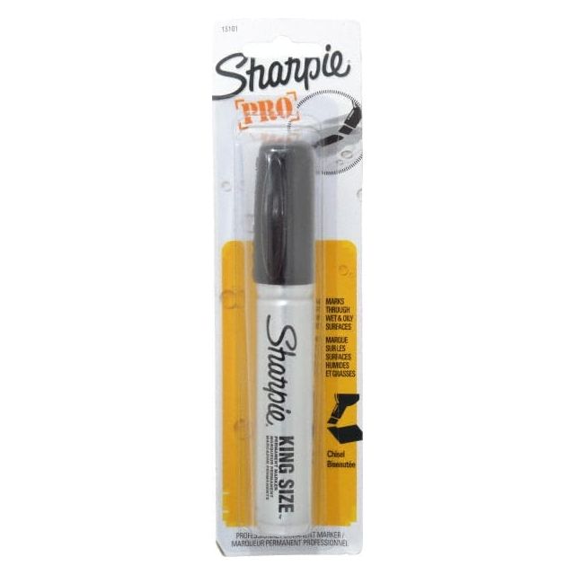 Wet Surface Pen Marker: Black, AP Non-Toxic, Chisel Point MPN:15101PP