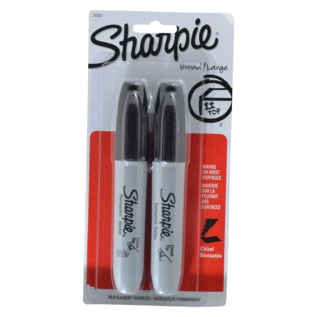 Wet Surface Pen Marker: Black, AP Non-Toxic, Chisel Point MPN:38262PP