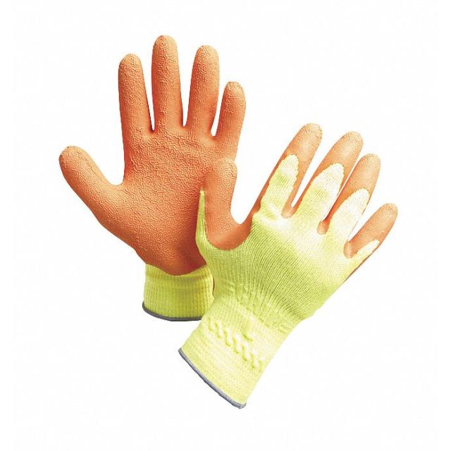 D1488 Coated Gloves Orange/Hi-Vis Yellow M PR MPN:317M-08