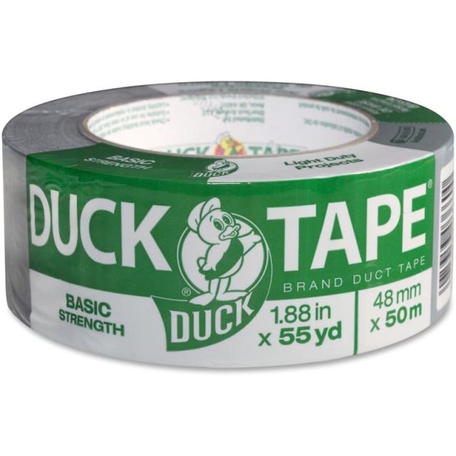 Duck Brand Basic-strength Utility Tape With Cotton Backing, 1.88in x 55 Yd., Gray (Min Order Qty 7) MPN:1118393