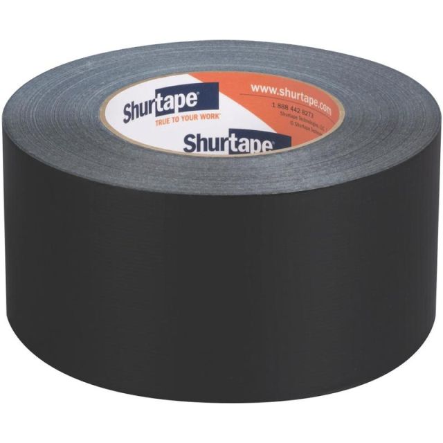 Shurtape PC 600C Contractor Cloth Duct Tape, 2-7/8in x 60 Yd, Black (Min Order Qty 3) MPN:200545EA