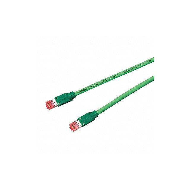 Patch Cord Cat 6A Bootless Green 1.6 ft. MPN:6XV1 870-3QE50