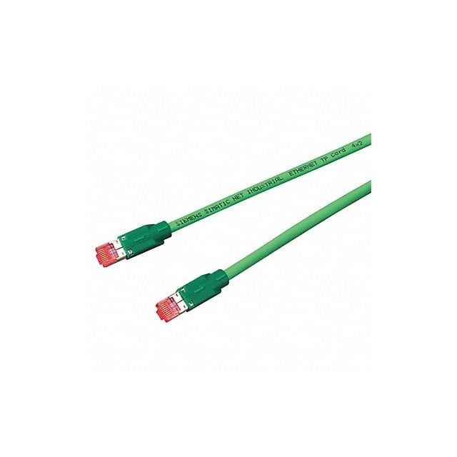 Patch Cord Cat 6A Bootless Green 3.3 ft. MPN:6XV1 870-3QH10