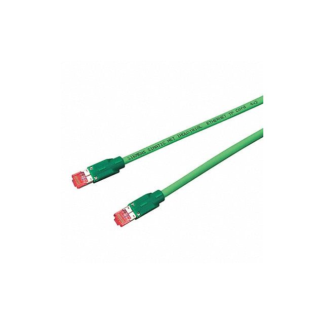 Patch Cord Cat 6A Bootless Green 6.6 ft. MPN:6XV1 870-3QH20