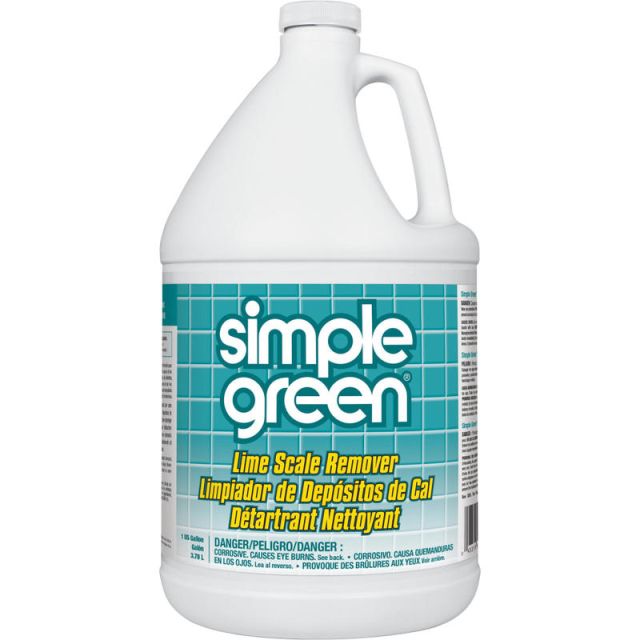Simple Green Lime Scale Remover - Liquid - 128 fl oz (4 quart) - Wintergreen Scent - 6 / Carton MPN:50128CT