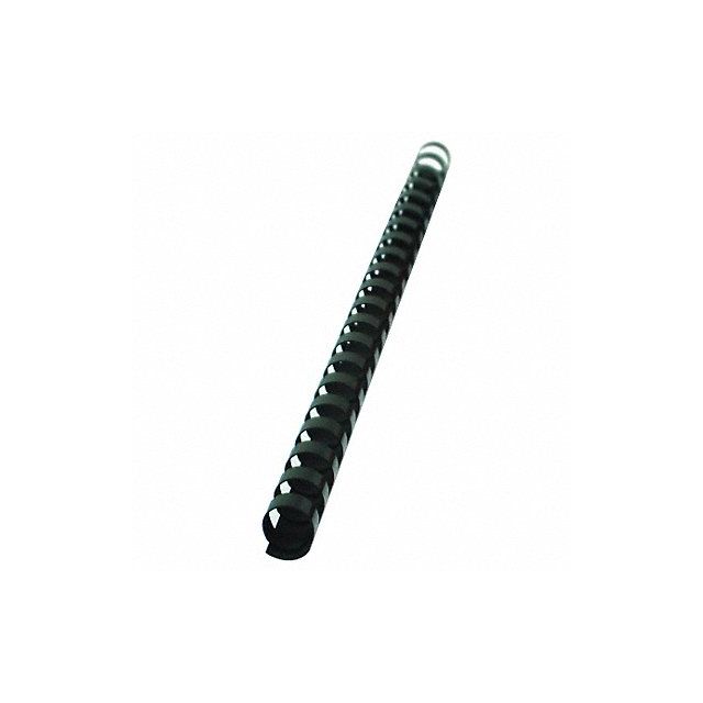 Binding Spines Comb 1/4in Black PK100 MPN:70014B
