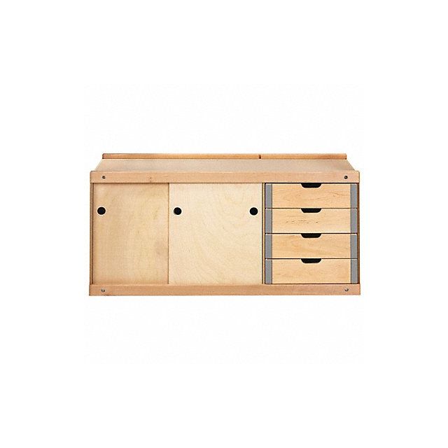 Storage Cabinet Beige 38-25/32 in W MPN:SJO-33374