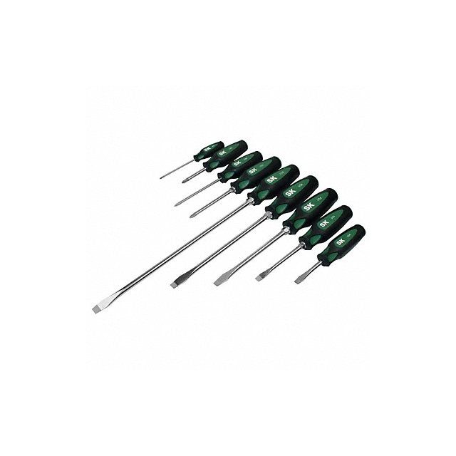 Screwdriver Set Slotted/Phillips 9 Pc MPN:86007